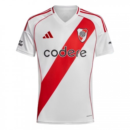Koszulka CA River Plate Domowe 2024-25 Koszulki Piłkarskie Krótki Rękaw